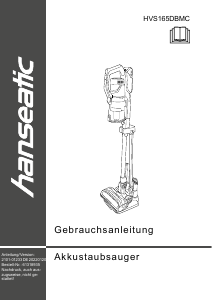 Bedienungsanleitung Hanseatic HVS165DBMC Staubsauger