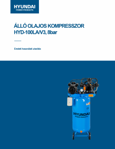 Használati útmutató Hyundai HYD-100LA/V3 Kompresszor