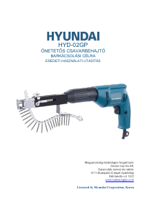 Használati útmutató Hyundai HYD-02GP Csavarhúzó