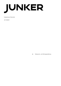 Bedienungsanleitung Junker JH1300061 Backofen