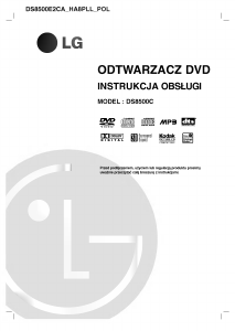 Instrukcja LG DS8500C Odtwarzacz DVD