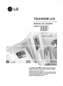 Manual de uso LG 32HIZ10 Televisor de LCD