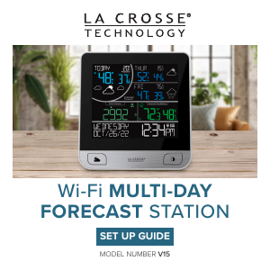 Manual La Crosse V15 Weather Station