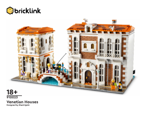 Bedienungsanleitung Lego set 910023 BrickLink Designer Program Venezianische Häuser