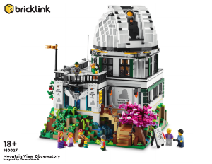 Manual Lego set 910027 BrickLink Designer Program Mountain view observatory