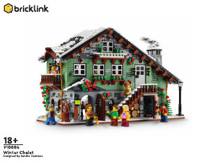 Bedienungsanleitung Lego set 910004 BrickLink Designer Program Winterliche Almhütte