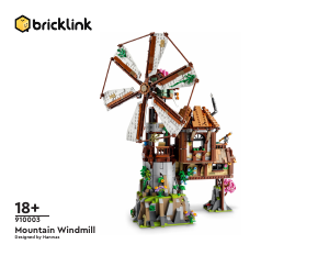 Bedienungsanleitung Lego set 910003 BrickLink Designer Program Windmühle auf dem Berg