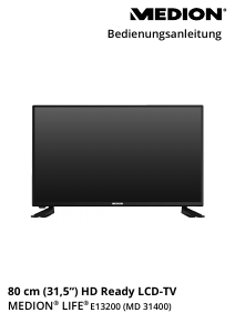 Bedienungsanleitung Medion LIFE E13200 (MD 31400) LCD fernseher