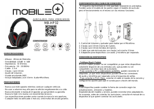 Handleiding Mobile+ MB-HP32 Headset