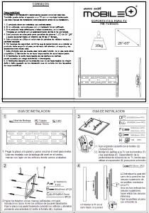 Manual Mobile+ MB-TVB5535 Wall Mount