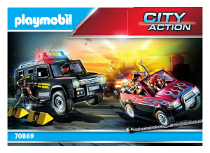Manual Playmobil set 70869 City Action Police pursuit