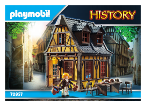 Instrukcja Playmobil set 70957 History Średniowieczny dom 1