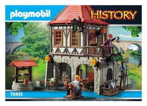 Instrukcja Playmobil set 70955 History Średniowieczny budynek miejski