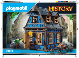 Brugsanvisning Playmobil set 70958 History Historisk hus 2