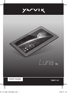 Manual Yarvik Luna TAB07-101 Tablet