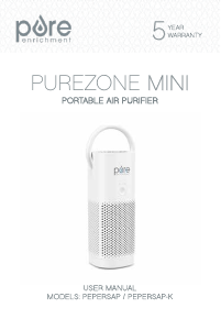 Manual Pure Enrichment PEPERSAP Air Purifier