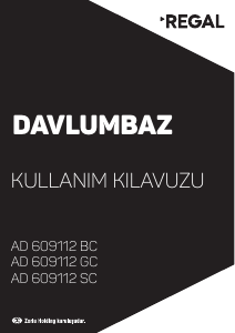 Kullanım kılavuzu Regal AD 609112 GC Davlumbaz