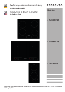 Manual Respekta KM6600IB-28 Hob