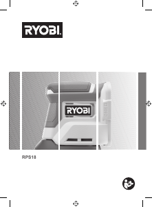 Manuale Ryobi RPS18-0 Levigatrice a delta