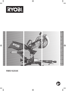 Bedienungsanleitung Ryobi RMS18254X-0 Gehrungssäge