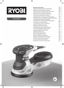 Manual de uso Ryobi ROS300 Lijadora excéntrica