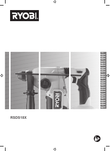 Manual Ryobi RSDS18X-0 Ciocan rotopercutor