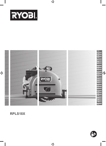 Bruksanvisning Ryobi RPLS18X-0 Doppcirkelsåg