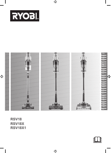 Εγχειρίδιο Ryobi RSV18X1-0 Ηλεκτρική σκούπα