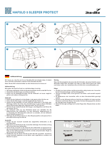 Handleiding Skandika Hafslo 5 Sleeper Protect Tent