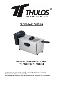 Manual de uso Thulos TH-FR2.5v2 Freidora