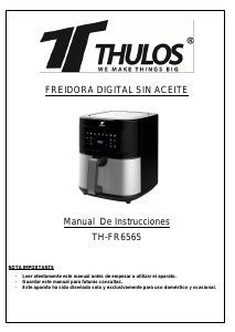 Handleiding Thulos TH-FR6565 Friteuse
