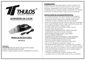 Manual de uso Thulos TH-CVC11 Aspirador de mano