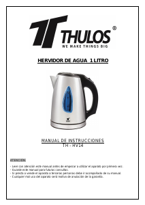 Handleiding Thulos TH-HV14 Waterkoker