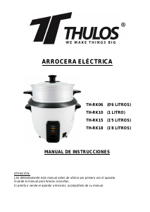 Manual de uso Thulos TH-RK15 Arrocera