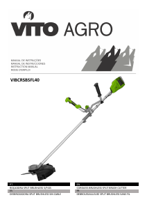 Manual Vito VIBCRSBSFL40 Roçadora