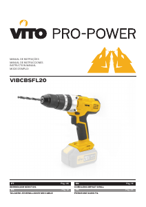 Manual de uso Vito VIBCBSFL20 Atornillador taladrador