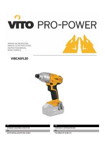 Manual Vito VIBCASFL20 Chave de impacto