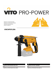 Manual de uso Vito VIBCMPSFL20A Martillo perforador