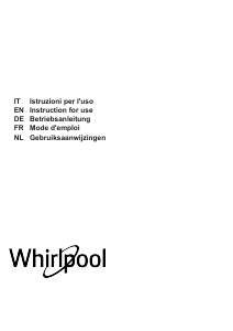 Manuale Whirlpool WHVF 92F LM X Cappa da cucina