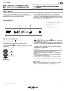 Manual Whirlpool WH SP70 T122 Fridge-Freezer