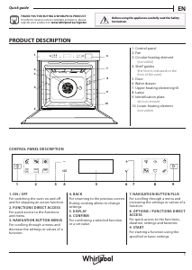 Instrukcja Whirlpool W7 OS4 4S2 H BL Piekarnik