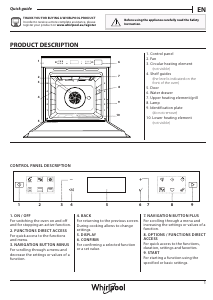 Návod Whirlpool W6 OS4 4S2 H BL Rúra