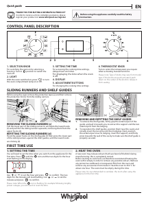 Mode d’emploi Whirlpool OMK58CU1SX Four