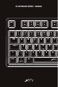 Manual Xtrfy K4 Keyboard