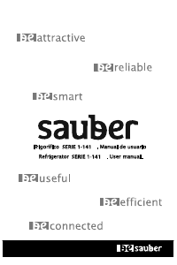 Manual Sauber SERIE 1-141 Fridge-Freezer