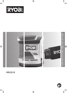 Návod Ryobi RROS18-0 Excentrická brúska