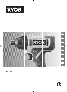 Käyttöohje Ryobi RID18-0 Iskuväännin