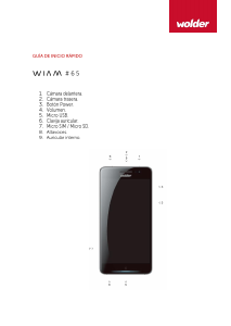 Manual de uso Wolder WIAM 65 Teléfono móvil