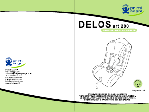 Manual Primi Sogni Delos Car Seat