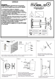 Manual de uso Mobile+ MB-TVB4220 Soporte de pared